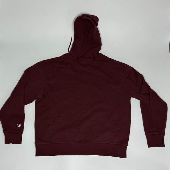 Champion burgundy men’s hoodie size  L - Picture 2 of 3